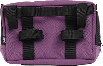 Thrashin Supply Purple Motorcycle Handlebar Storage Bag Plus for Harley THB-0027