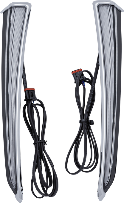 Ciro Fang Lower Fairing LED Accent Lights 2014-2024 Harley Touring FLT FLH CVO