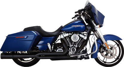 Vance & Hines Pro Pipe 2:1 Black PCX Exhaust System for 2017-2024 Harley Touring