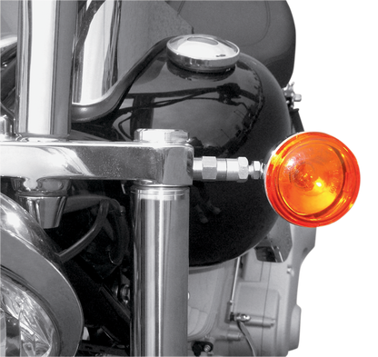 Drag Specialties Front Turn Signal Relocation Kit 2006-2007 Harley Dyna FXDB FXD