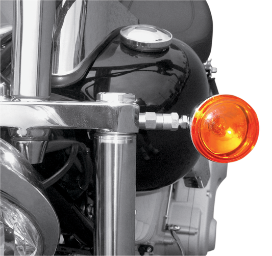 Drag Specialties Front Turn Signal Relocation Kit 2006-2007 Harley Dyna FXDB FXD