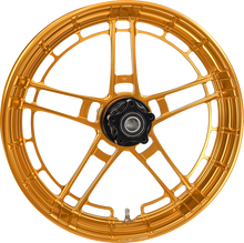 Arlen Ness Flatline Gold 21" x 3.5" Front Motorcycle Wheel for Harley Davidson