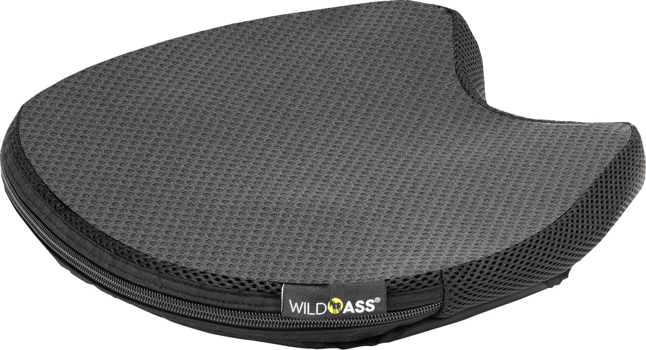Wild Ass Black Saddle Classic Universal Motorcycle Drive passenger Seat Cushion