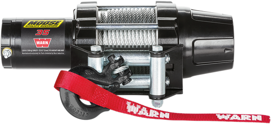 Moose Utility Snow 3500LB Offroad ATV UTV Side by Side Wire Rope Winch