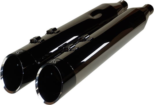 Khrome Werks HP-Plus 4.5" Eclipse Slip On Mufflers fits 2017-2024 Harley Touring