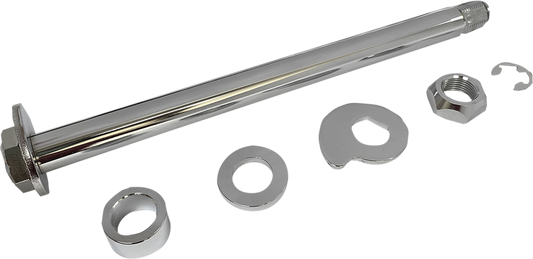 Drag Specialties Chrome Rear Axle Kit 2009-2013 Harley Touring FLHR FLHX FLHRC