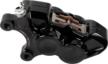 Arlen Ness Black 4-Piston Front Left Brake Caliper fits 2006-2025 Harley 11.8"