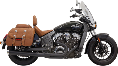 Bassani Road Rage 2-1 Black Long Exhaust 2015-2021 Indian Scout Sixty Bobber