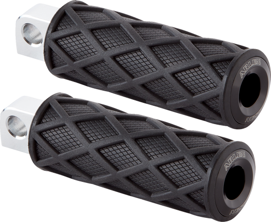 Arlen Ness Diamond Black Male Mount Motorcycle Footpegs for Harley Davidson