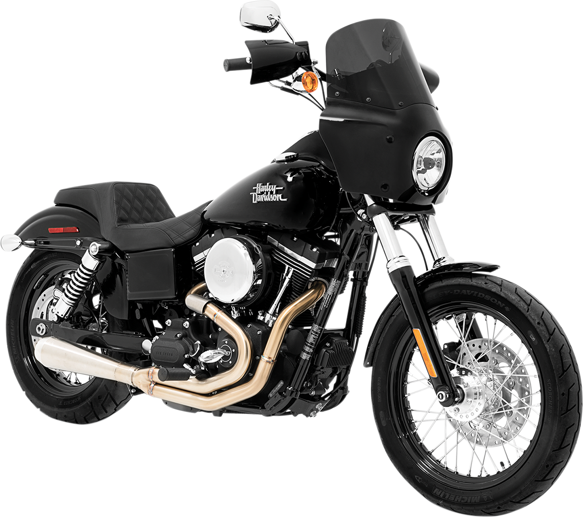 Memphis Shades Dark Smoke Black 11" Road Warrior Front Fairing Windshield