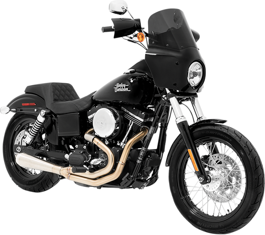 Memphis Shades Dark Smoke Black 11" Road Warrior Front Fairing Windshield