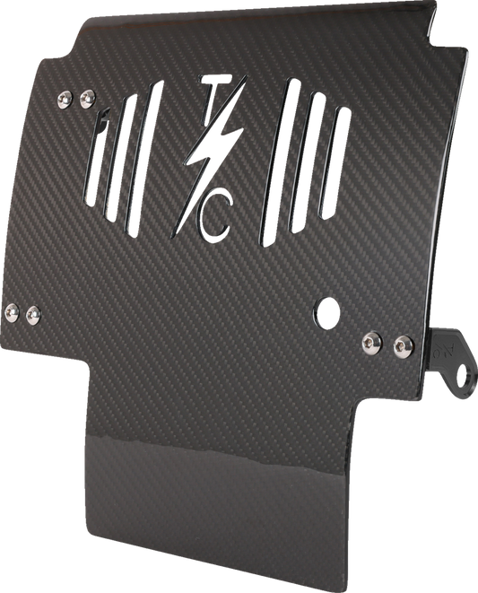 Thrashin Carbon Fiber Weave Skid Plate fits 2023-2025 Harley Road Street Glide