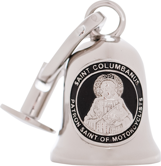 Figurati Designs Patron Saint of Motorcyclist Guardian Bell