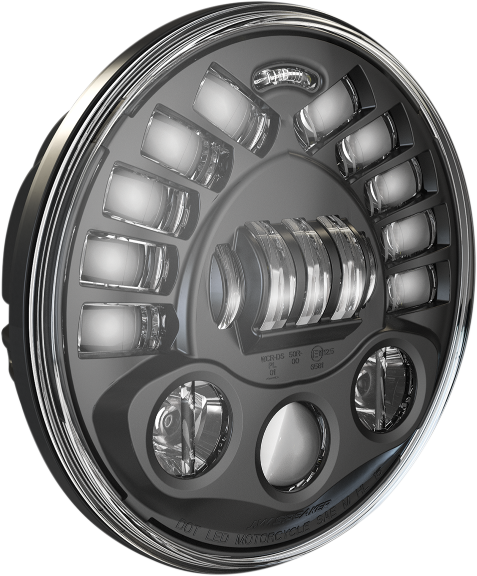 Custom Dynamics 7" Probeam Adaptive Pedestal Mount LED Motorcycle Headlight