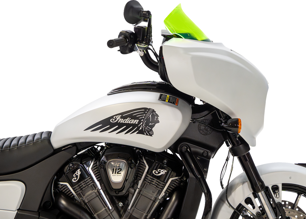 Klock Werks 9" Green Ice Flare Windshield fits 2025-2026 Indian Powerplus Models