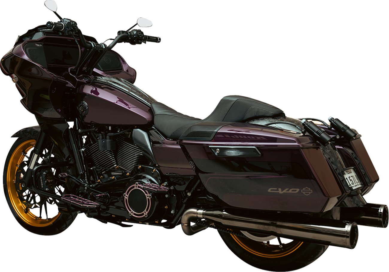 Kodlin Vektor Black Saddlebag Latch Covers for 2023-26 Harley Road Street Glide