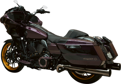 Kodlin Vektor Black Saddlebag Latch Covers for 2023-26 Harley Road Street Glide