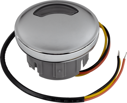 Drag Specialties Replacement Chrome Fuel Gauge for 2001-2008 Harley Softail Dyna