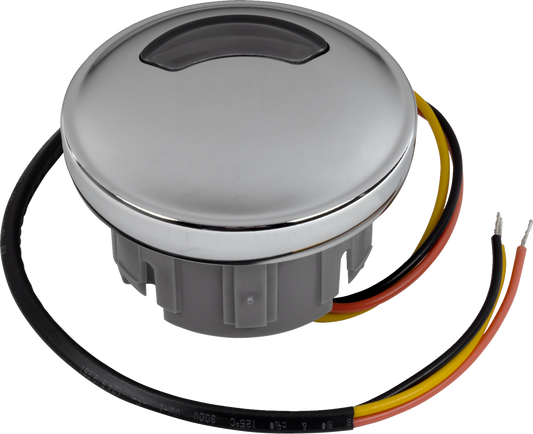 Drag Specialties Replacement Chrome Fuel Gauge for 2001-2008 Harley Softail Dyna