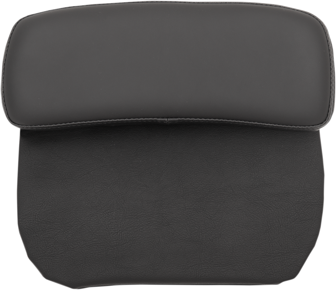 Drag Specialties Chopped Tour Pak Smooth Black Backrest Pad for Harley Touring
