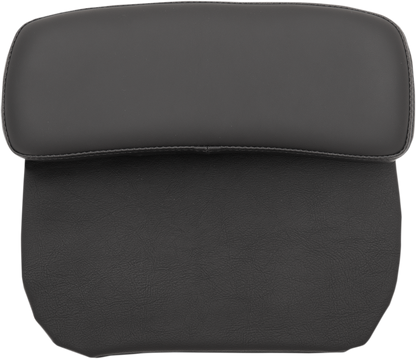 Drag Specialties Chopped Tour Pak Smooth Black Backrest Pad for Harley Touring