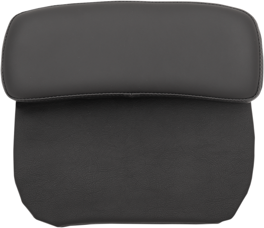Drag Specialties Chopped Tour Pak Smooth Black Backrest Pad for Harley Touring