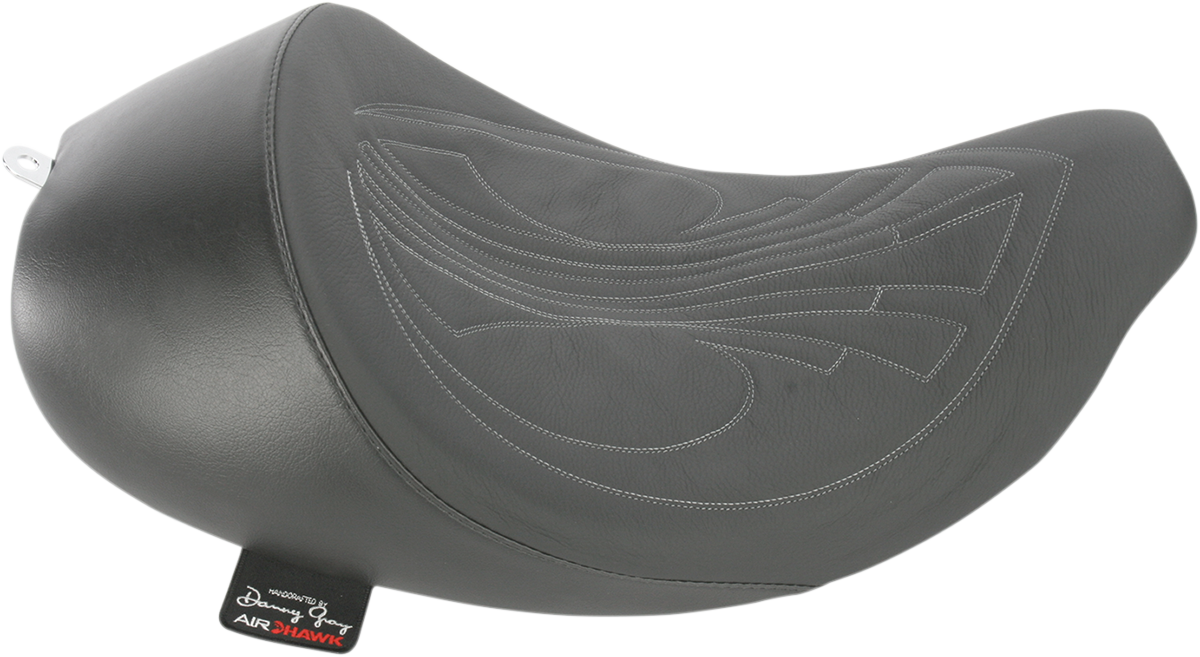 Danny Gray Black Flame Airhawk Bigseat Solo Seat 2008-2024 Harley Touring FLHR