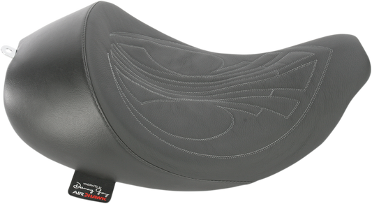Danny Gray Black Flame Airhawk Bigseat Solo Seat 2008-2024 Harley Touring FLHR