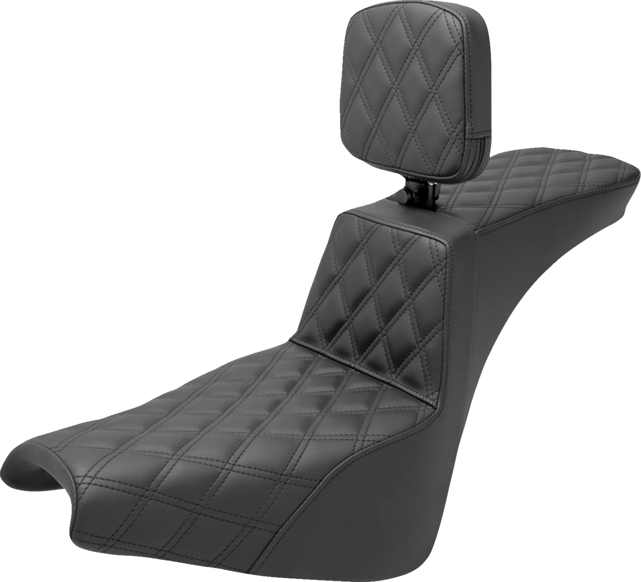 Saddlemen Step Up Lattice Gel Seat & Backrest for 2018-2025 Harley Softail FXBB