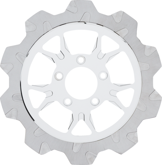 Lyndall Racing Crown Cut 10 Spoke Rear Brake Rotor for 2000-23 Harley Davidson