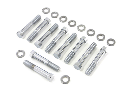 VTwin Colony Chrome Stock Head Bolt & Washer Set 1948-1984 Dyna Touring FX FL