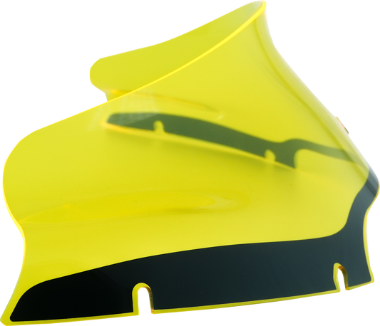 Klock Werks Kolor Flare 6" Yellow Ice Windshield 2015-23 Harley Road Glide FLTR
