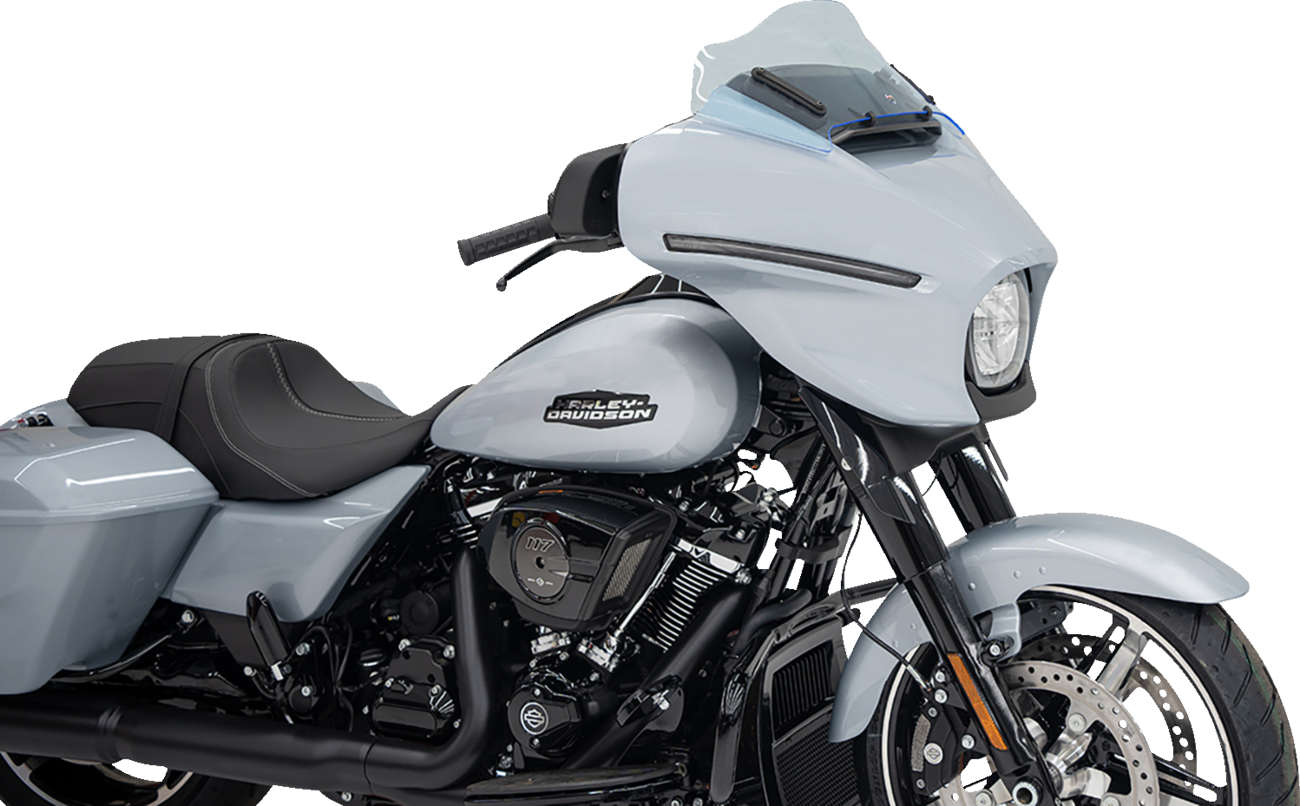 Klock Werks Kolor Flare 8" Blue Ice Windshield for 2023-2025 Harley Street Glide