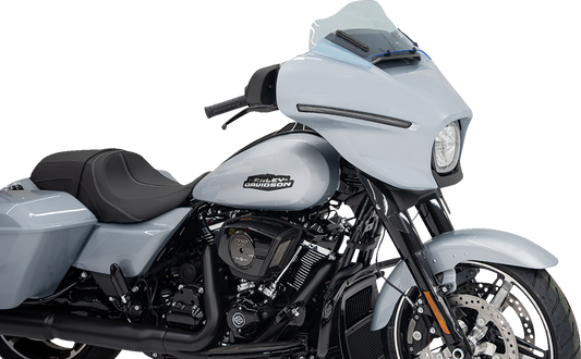 Klock Werks Kolor Flare 8" Blue Ice Windshield for 2023-2025 Harley Street Glide