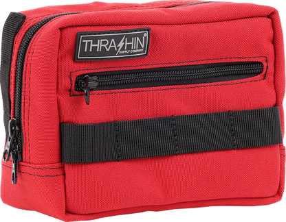 Thrashin Supply Red Motorcycle Handlebar Storage Bag Harley Davidson THB-0015