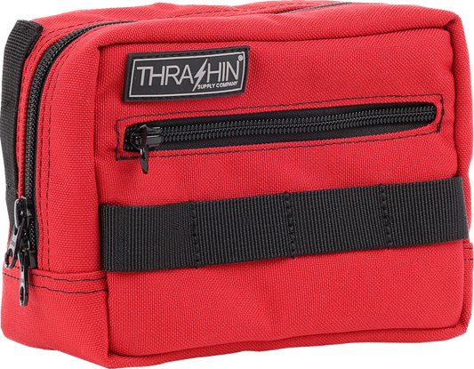 Thrashin Supply Red Motorcycle Handlebar Storage Bag Harley Davidson THB-0015