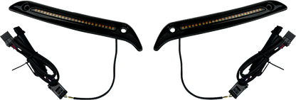 Custom Dynamics LED Front Windshield Trim for 2022-2024 Harley Softail Low Rider