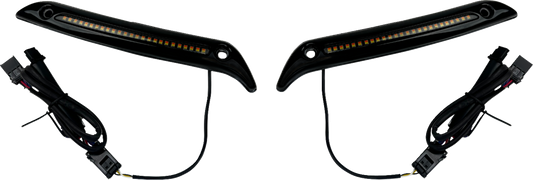 Custom Dynamics LED Front Windshield Trim for 2022-2024 Harley Softail Low Rider