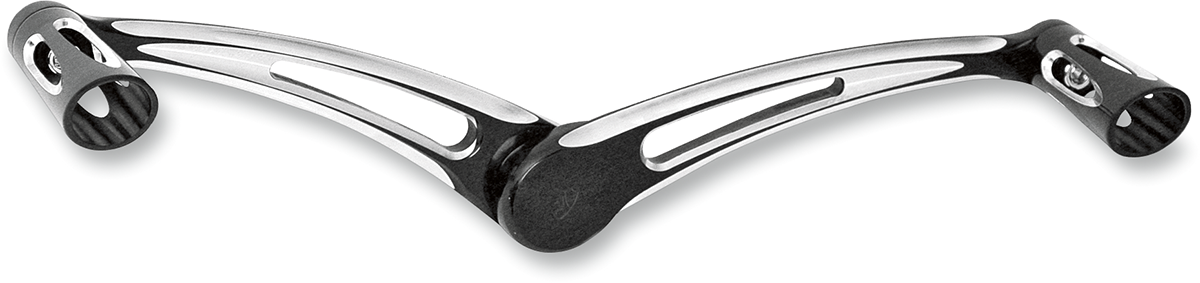 Arlen Ness Black Chrome Deep Cut Heel Toe Shifter 1984-24 Harley Softail Touring