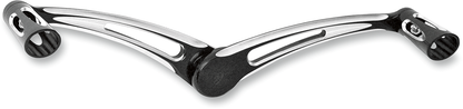 Arlen Ness Black Chrome Deep Cut Heel Toe Shifter 1984-24 Harley Softail Touring
