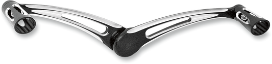 Arlen Ness Black Chrome Deep Cut Heel Toe Shifter 1984-24 Harley Softail Touring