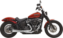 Bassani Chrome 2-1 Road Rage 4" Exhaust System 2018-21 Harley Softail FXBR FLFB