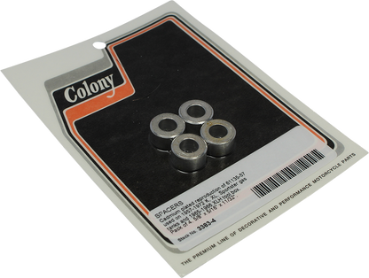 Colony Gas Tank Tool Box 4 Pack Spacer Kit 1957-1972 Harley Davidson Sportster