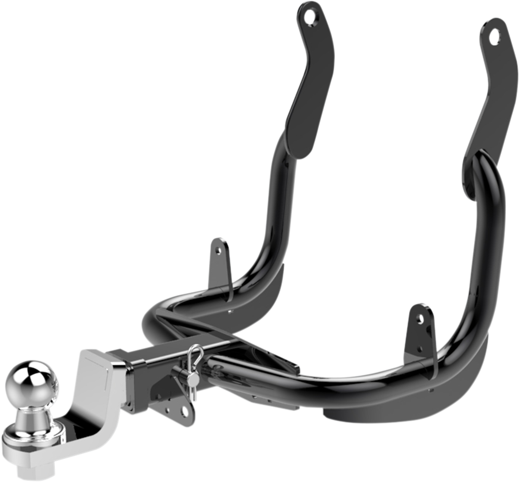 Khrome Werks Black 1-7/8" Receiver Trailer Hitch Kit for 2009-22 Harley Touring