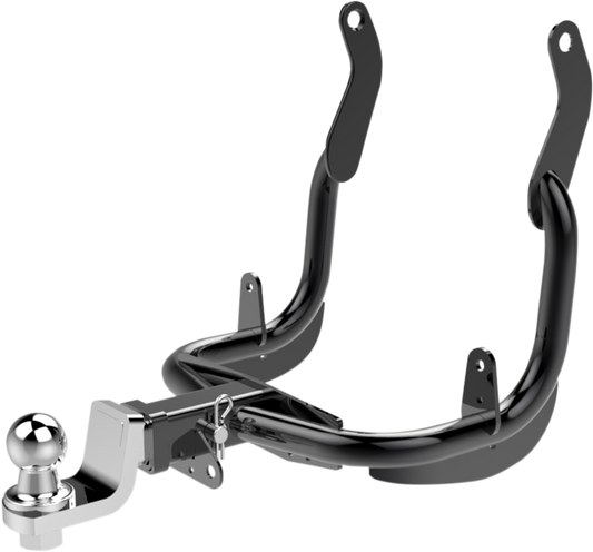 Khrome Werks Black 1-7/8" Receiver Trailer Hitch Kit for 2009-22 Harley Touring