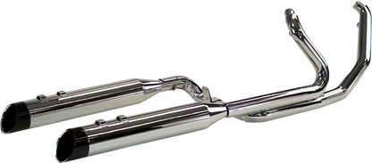 Khrome Werks Dominator 2-2 Edge Chrome Exhaust System 2017-2024 Harley Touring
