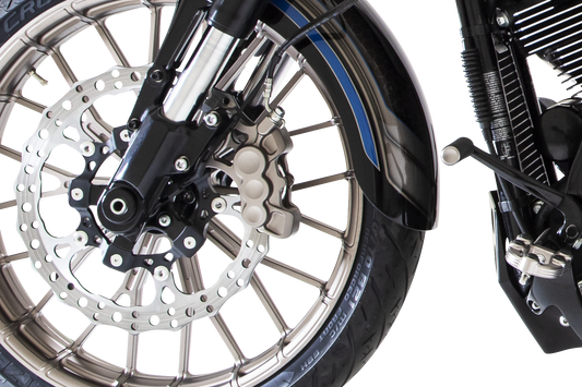 Arlen Ness Titanium 6-Piston Front Left Brake Caliper fits 2006-2025 Harley 14"