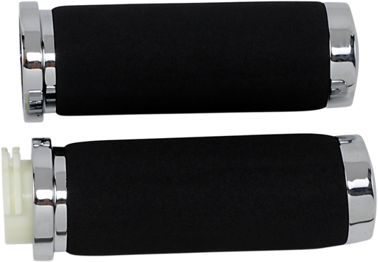 Drag Specialties Sundance 1" Handlebar Grips 1980-2022 Harley Dyna Softail