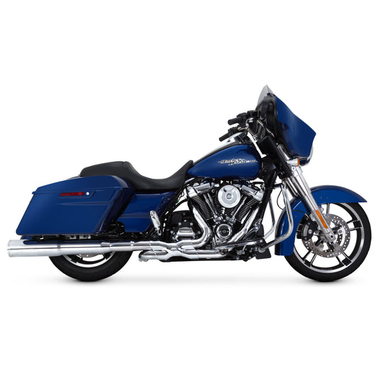 Vance & Hines Power Dual Chrome Header System fits 2017-2024 Harley Touring FLHT