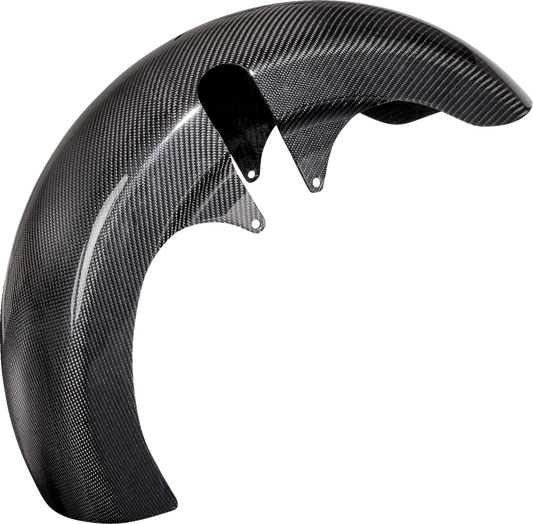 Arlen Ness Fat Wrapper 21" Carbon Fiber Front Fender for 2023-25 Harley Touring